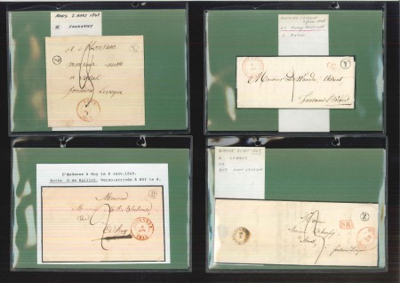 Stamp of Belgium » Belgique. Histoire Postale Ensemble de 18 lettres de Battice comprenant toutes