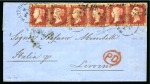 1864-77, Collection of 30 covers, mostly to Italy, attractive lot