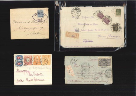 1921-26, Small cover group with 5 covers showing various