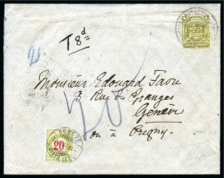 Stamp of Rhodesia 1904 Insufficiently franked double-weight cover from