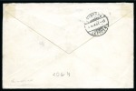1907 Insufficiently franked double weight cover to
