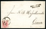Hungary: 1842-78 Attractive postal history collection housed in one album from pre-stamp period to early Hungary-proper 