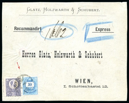 Stamp of Hungary 1871 Engraved issue 25Kr lilac together with 1874 Envelope