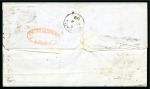 1869 (Apr 15) Wrapper from London to JAPAN with "L2" late fee