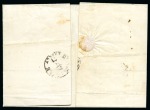 Stamp of Hungary 1871 Lithographed 3Kr green and 2Kr orange cancelled