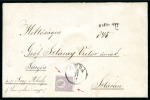 Stamp of Hungary 1871 Lithographed 25Kr violet tied by BUDA 3/11 71