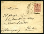 1903-04, Two postal stationery items; 1903 6ch on 5ch pc and 1904 12ch envelope