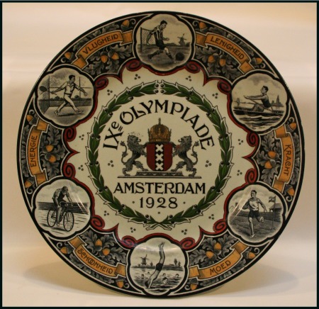 Stamp of Olympics » 1928 Amsterdam » Memorabilia 1928 Amsterdam: Commemorative Olympic Events plate