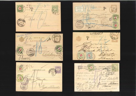 1886-1914, Sixteen insufficiently franked items (11