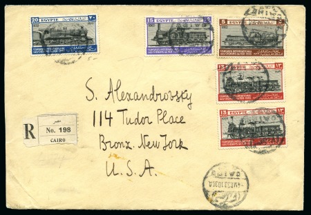 1933 International Railway Congress (4.3) registered cover
