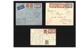 1938 International Leprosy Congress, two covers and a postcard