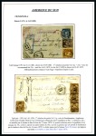 1899 VENEZUELA : Quatre lettres avec Type SAGE sur