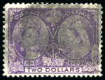 1859-1929, Small used selection on stockcards incl. 1859 issues to 17c and 1897 Jubilee $1 to $5
