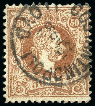 Stamp of Austria » Austrian Levant 1850-1910, CANCELLATIONS ON AUSTRIA AND AUSTRIAN LEVANT: Attractive accumulation of 100's of mostly Austria Used Abroad cancellations