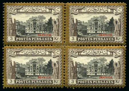 1915 Kings & Historical Buildings: Official 3kr sepia