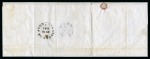 1841 (May 17) Large wrapper from Warwick to Henley-in-Arden with three  1840 2d AH pl.1