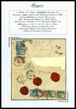 1871 Engraved issue: Exceptional selection of 77 items
