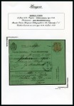 1871 Engraved POSTAL STATIONERY: Selection of 61 items