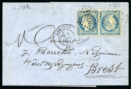 1849-1900, Sélection de lettres avec classiques, à