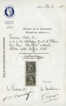 Stamp of France » Type Cérès de 1849-1850 1849 25c bleu en paire TETE-BECHE obl. PC 1935, TB,