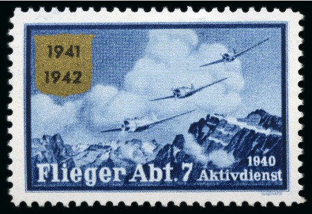 Stamp of Large Lots and Collections 1914-45 SOLDATENMARKEN: Sehr gut ausgebaute Sammlung