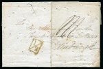1837 (31.5) Folded disinfected entire from Sir Henry Lindsay Bethune in Tabreez