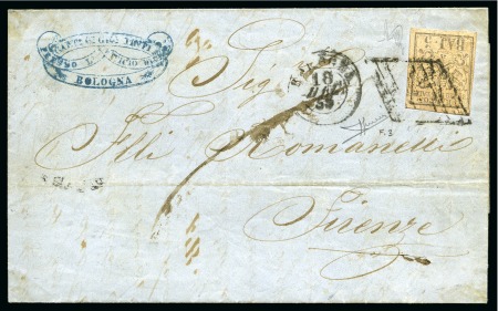 5b on Rose, postal forgery type II, showing large margins
