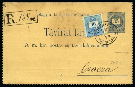 Stamp of Hungary 1871-1958 Group of 93 postal stationery mint and used