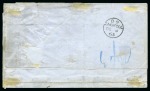 Stamp of German States » Bremen 1863 5Sgr Yellow-green tied by clear BREMEN/BAHNHOF