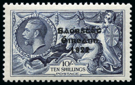 Stamp of Ireland » 1935 Re-Engraved Overprints (T75-T77) 1935 Waterlow Re-Engraved 2s6d to 10s complete mint nh set of three, fresh, fine