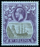 Stamp of St. Helena 1876-1934, Mostly mint collection on album pages incl. 1922-27 Wmk Script CA set to 15s