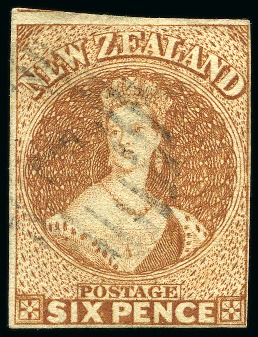 Stamp of New Zealand 1855-64, Chalon Heads group of 9 used (all identified)