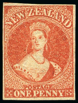 Stamp of New Zealand 1855-72 Chalon Heads collection, predominately used, arranged in a stockbook