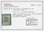 Stamp of Switzerland / Schweiz » Rayonmarken » Rayon I, hellblau, ohne KE (STEIN A2) Type 35 A2/U, farbfrisch und sehr gut gerandet mit