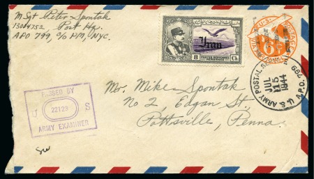 1942-45, United States Army Post Offices: Attractive, extensive and specialised collection of mostly covers, showing a wonderful array of APO cancels