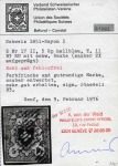 Stamp of Switzerland / Schweiz » Rayonmarken » Rayon I, hellblau, ohne KE (STEIN B3) Type 3 B3/RU, farbfrisch und ringsum gut gerandet,