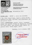 Stamp of Switzerland / Schweiz » Rayonmarken » Rayon I, hellblau, ohne KE (STEIN B3) Type 9 B3/RO, farbfrisch und ringsum sehr gut gerandet