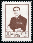 1954 & 1955 Reza Shah definitives mint og sets of 16 and 14 respectively