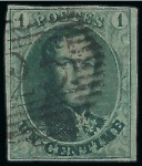 1852/1865, Ensemble de 17 timbres entre N°6 et 14
