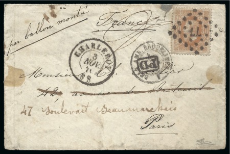 Stamp of Belgium » Belgique. 1869-83 Nouveaux types et nouvelles valeurs - Émission Guerre de 1870 : N°33,