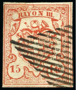 Stamp of Switzerland / Schweiz » Rayonmarken » Rayon III, kleine Ziffer (Cts.) Type 9, farbfrisch und voll- bis sehr gut gerandet,