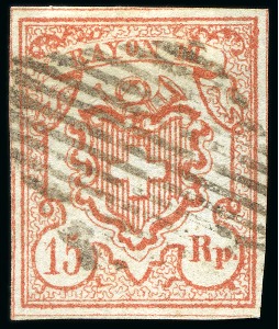Stamp of Switzerland / Schweiz » Rayonmarken » Rayon III (grosse Ziffer) Typen 3, 6, 7 (mit Plattenfehler), 8, 9 und 10, alle