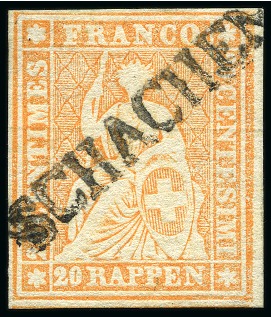 Stamp of Switzerland / Schweiz » Sammlungen 1850-1945, Auswahl Altschweiz auf Steckkarten, meistens