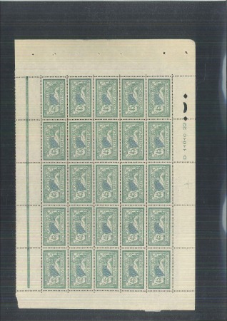 1900-25 Selection of Mersons in complete panes of 25