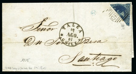 1860-1875, Group of 5 covers incl. 10c blue bisect, 5c red-brown, etc.