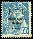 MONTREUIL BELLAY Variété 3 textes patriotiques diff.