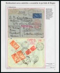 DESTINATION MAIL TO ASIA AND AUSTRALASIA: 1930-40 Attractive and valuable Postal History exhibition collection of 76 covers