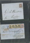 1860-1908, Strong assembly from a Parisian estate of 200 covers/postal stationery incl. Poland #1 used in Lublin