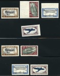 1933 Airmail Charity Issue complete sets of four in