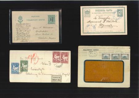 1881-1955 Group of 52 covers, good section of early stationery